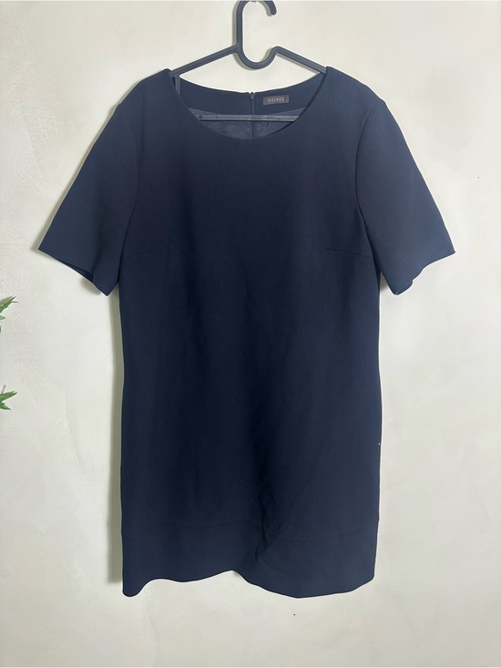 Peserico Dresses & Skirts - Peserico Navy Short-Sleeve Mini Dress Size 50 Made In Italy
